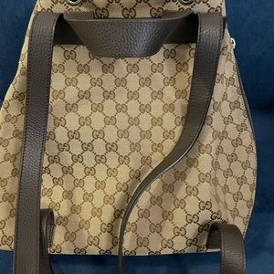 Gucci drawstring backpack